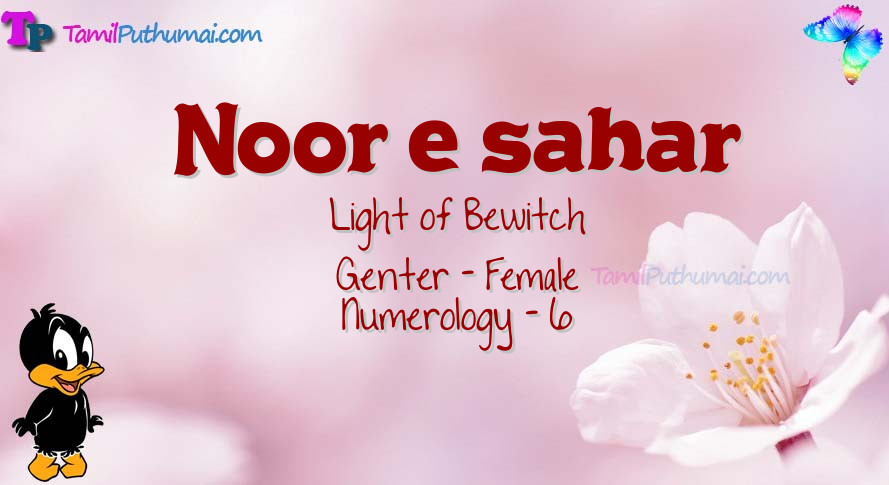 Noor e sahar-babyname-meaning